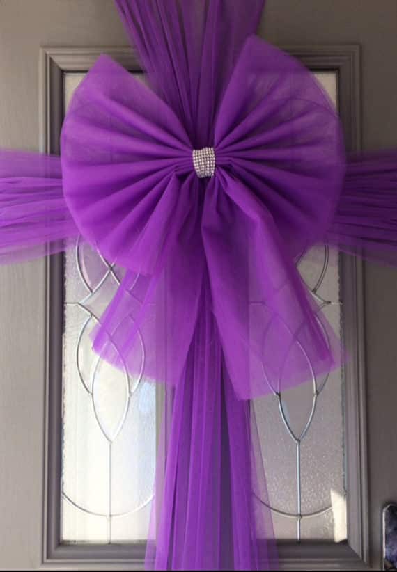 Purple Door Bow