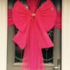 Bright Pink Deluxe Door Bow Decoration Kit