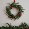 Foliage and Berries Christmas Door Wreath