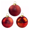 Red Christmas Baubles