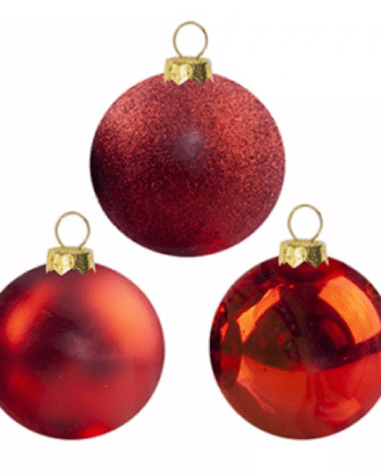 Red Christmas Baubles