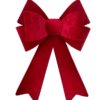 Red Velour Bow